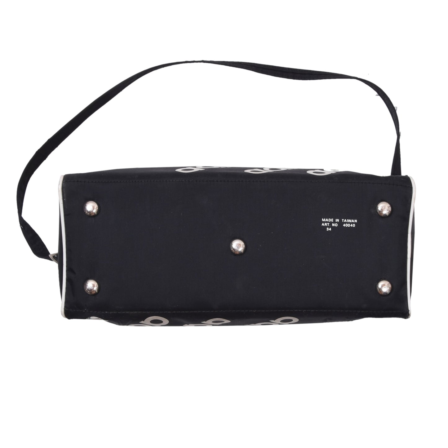 Vintage Adidas Messenger Bag ca. 35cm - Schwarz