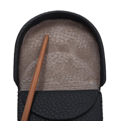 F. Schulz Wien Leather Coin Wallet - Black