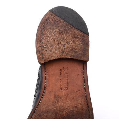 Barker Brogue Schuhe Gr. 10 F Made in England – Schwarz