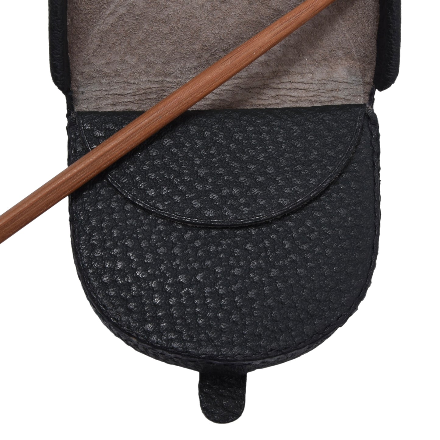 F. Schulz Wien Leather Coin Wallet - Black