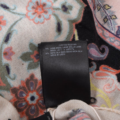 Etro Milano 70% Wool 30% Silk Scarf ca. 157cm - Paisley
