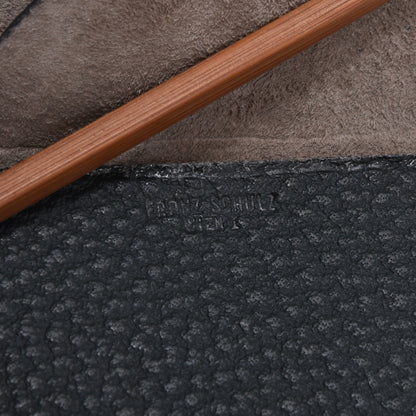 F. Schulz Wien Leather Coin Wallet - Black