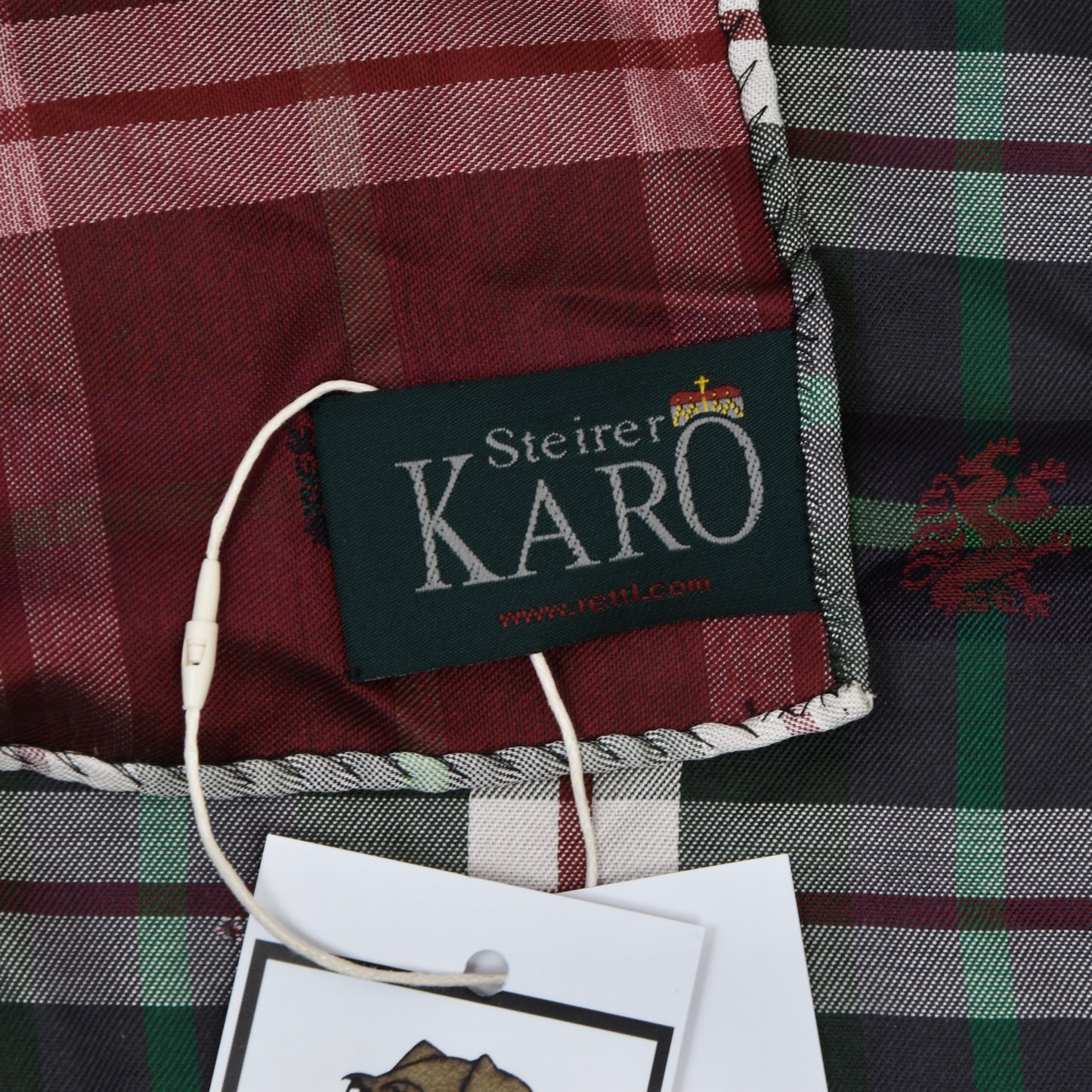 Rettl Silk Pocket Square - Steirer Karo