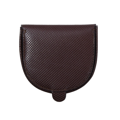 Classic Leather Coin Wallet - Brown