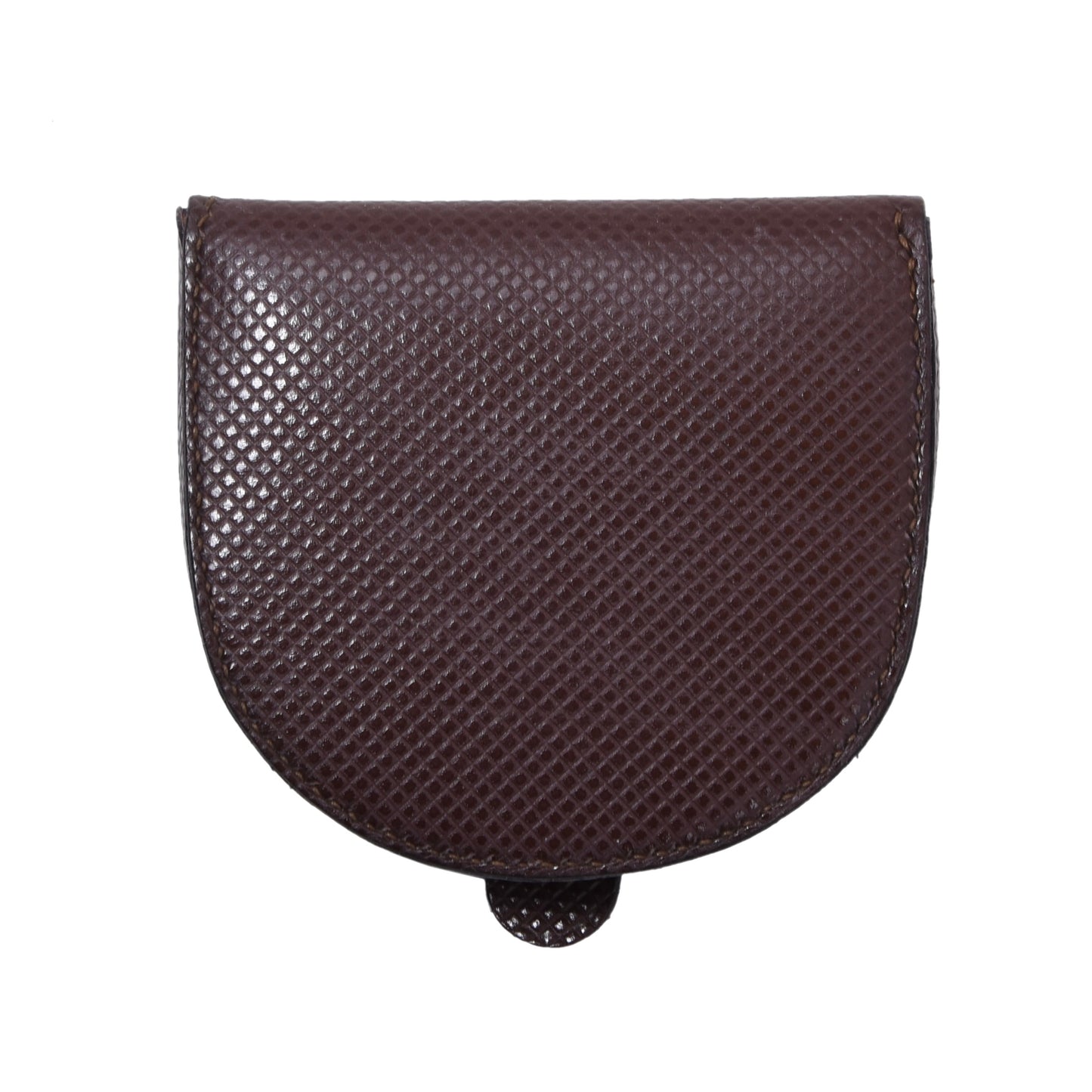 Classic Leather Coin Wallet - Brown