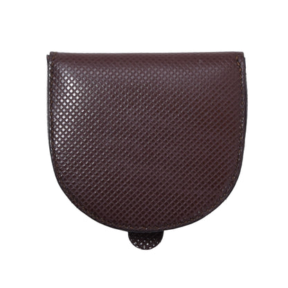 Classic Leather Coin Wallet - Brown