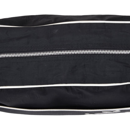 Vintage Adidas Messenger Bag ca. 35cm - Schwarz