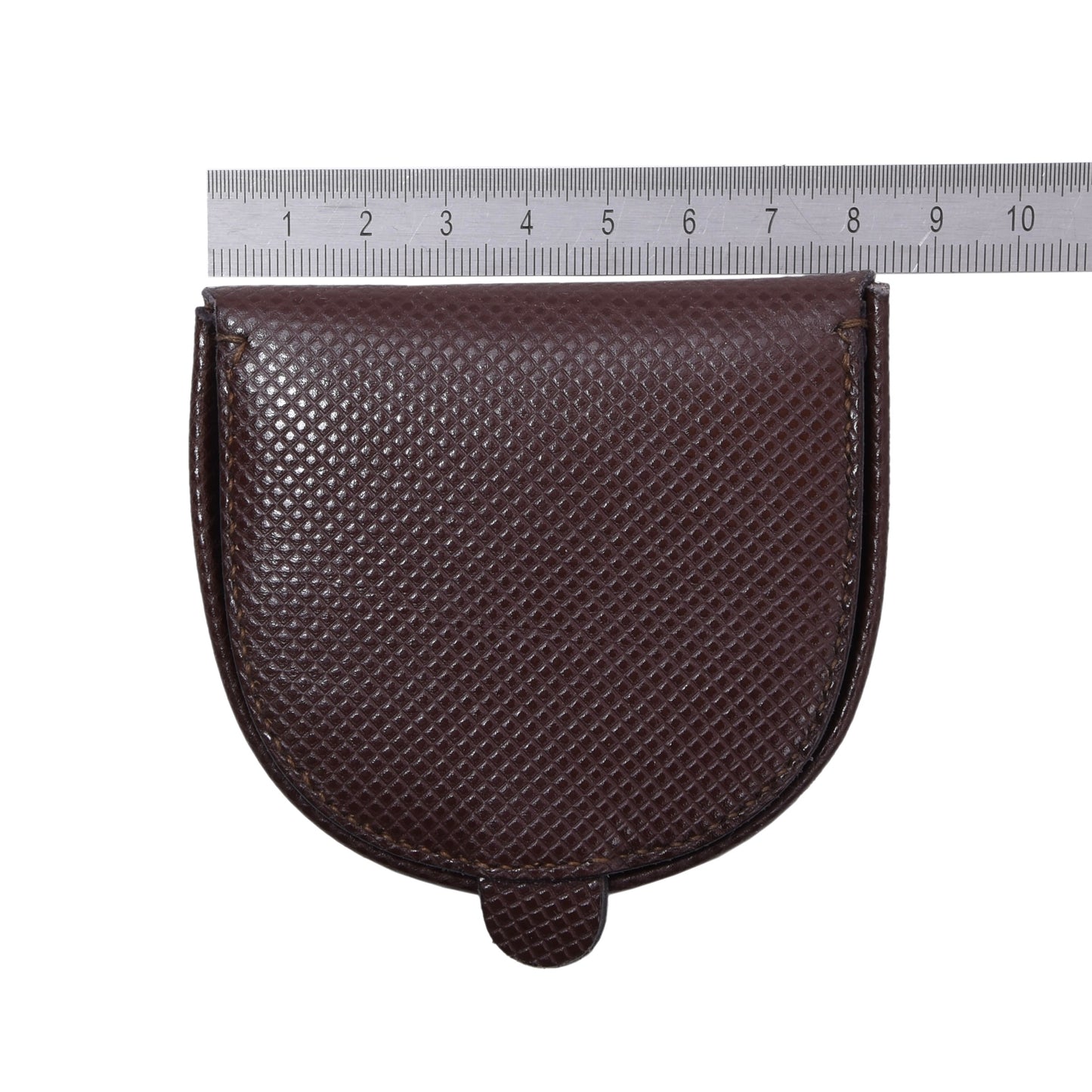 Classic Leather Coin Wallet - Brown