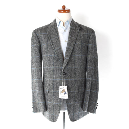 Barutti Harris Tweed Jacket Size 27/S44 ca. 58cm - Grey