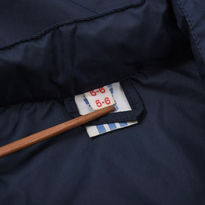 Vintage 80er Adidas Nylon Regenjacke Größe 5-6 ca. 61cm - Marineblau