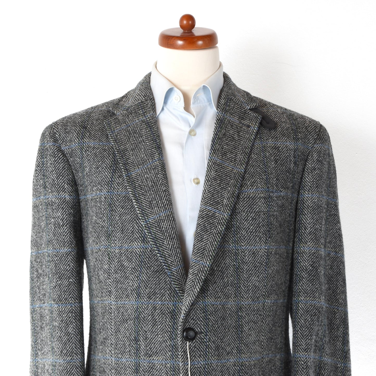 Barutti Harris Tweed Jacket Size 27/S44 ca. 58cm - Grey