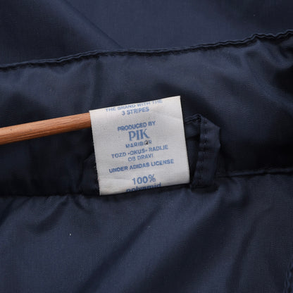 Vintage 80er Adidas Nylon Regenjacke Größe 5-6 ca. 61cm - Marineblau