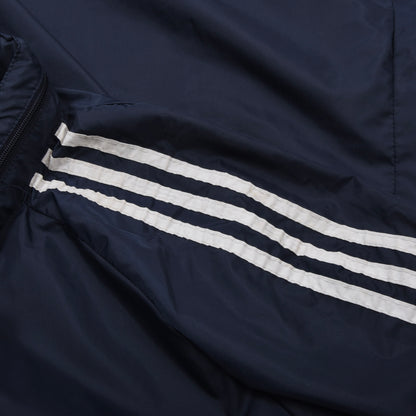 Vintage 80er Adidas Nylon Regenjacke Größe 5-6 ca. 61cm - Marineblau