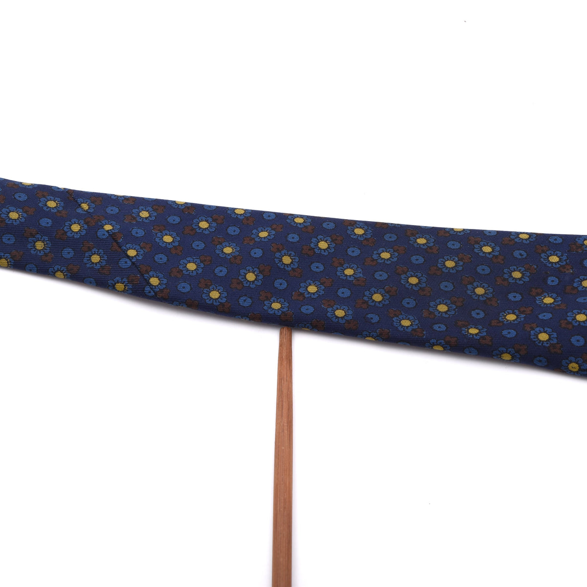 Michelsons of London Ancient Madder Seide Krawatte – Blau Blumen