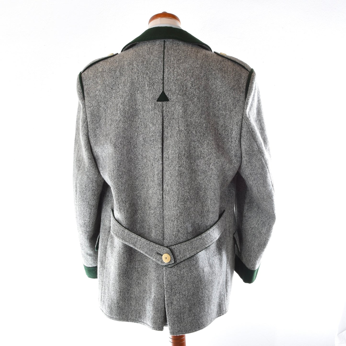 Allwerk x Loden Steiner Schladminger Mantel Gr. 54 Brustumfang ca. 64 cm – Grau