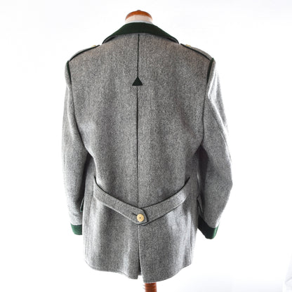 Allwerk x Loden Steiner Schladminger Mantel Gr. 54 Brustumfang ca. 64 cm – Grau