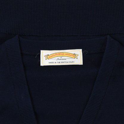 James Pringle Sweater Vest Size m ca. 52.5cm - Navy Blue