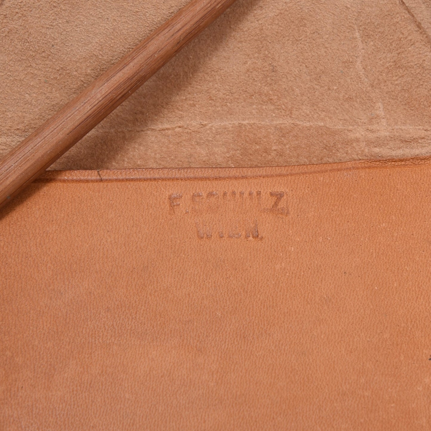 F. Schulz Wien Leather Coin Wallet - Tan