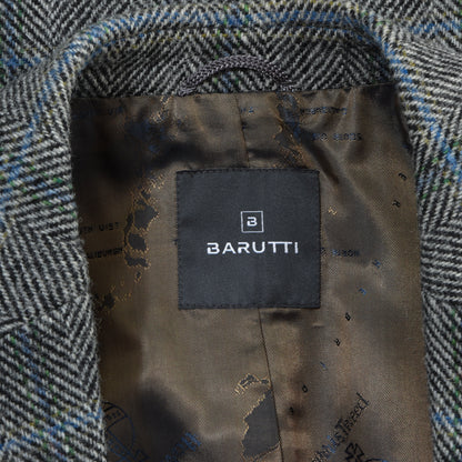 Barutti Harris Tweed Jacket Size 27/S44 ca. 58cm - Grey