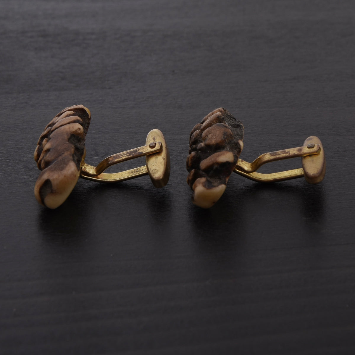 Vintage Deer Antler Cufflinks