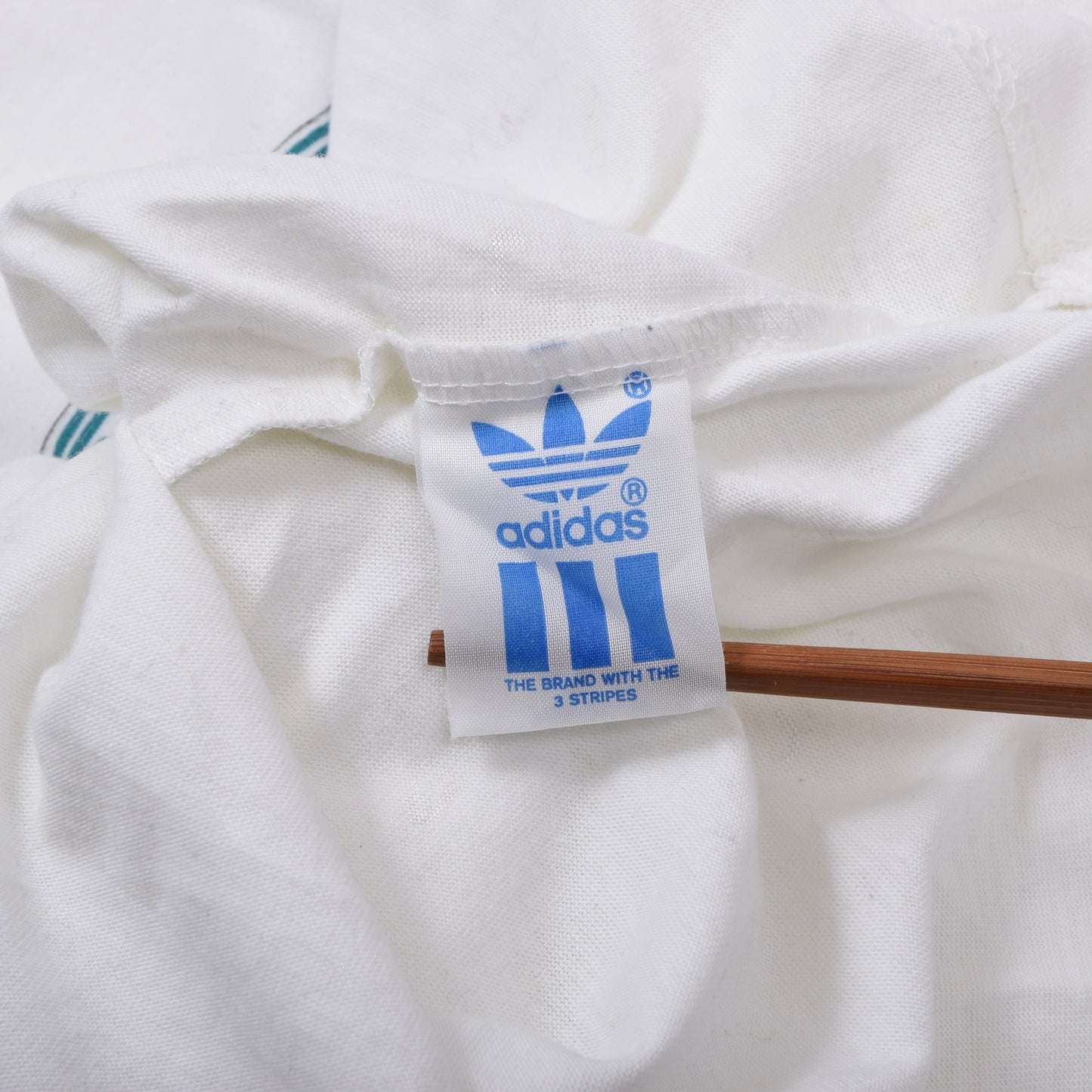 Vintage Adidas Tennis Poloshirt Größe 42 ca. 52,5cm - Weiß