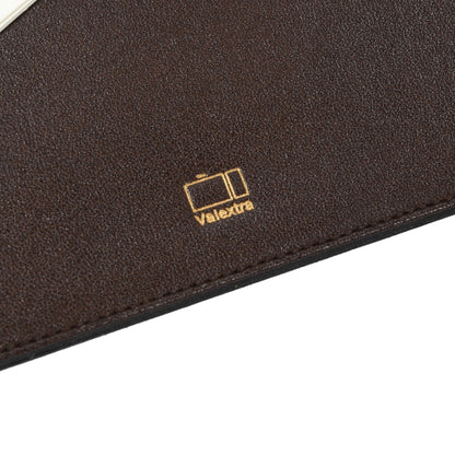 Valextra Milano Memo Pad & Receipt Wallet - Brown