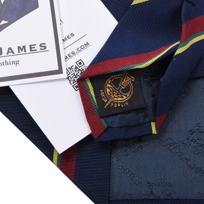 Atkinsons Irish Poplin Silk-Wool Tie ca. 148.5cm/8cm - Stripes