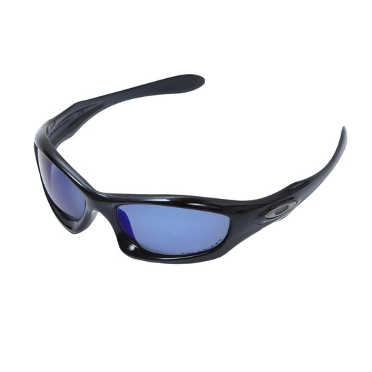 Oakley Monster Dog Sunglasses 12-749 - Polished Black & Deep Blue Polarized