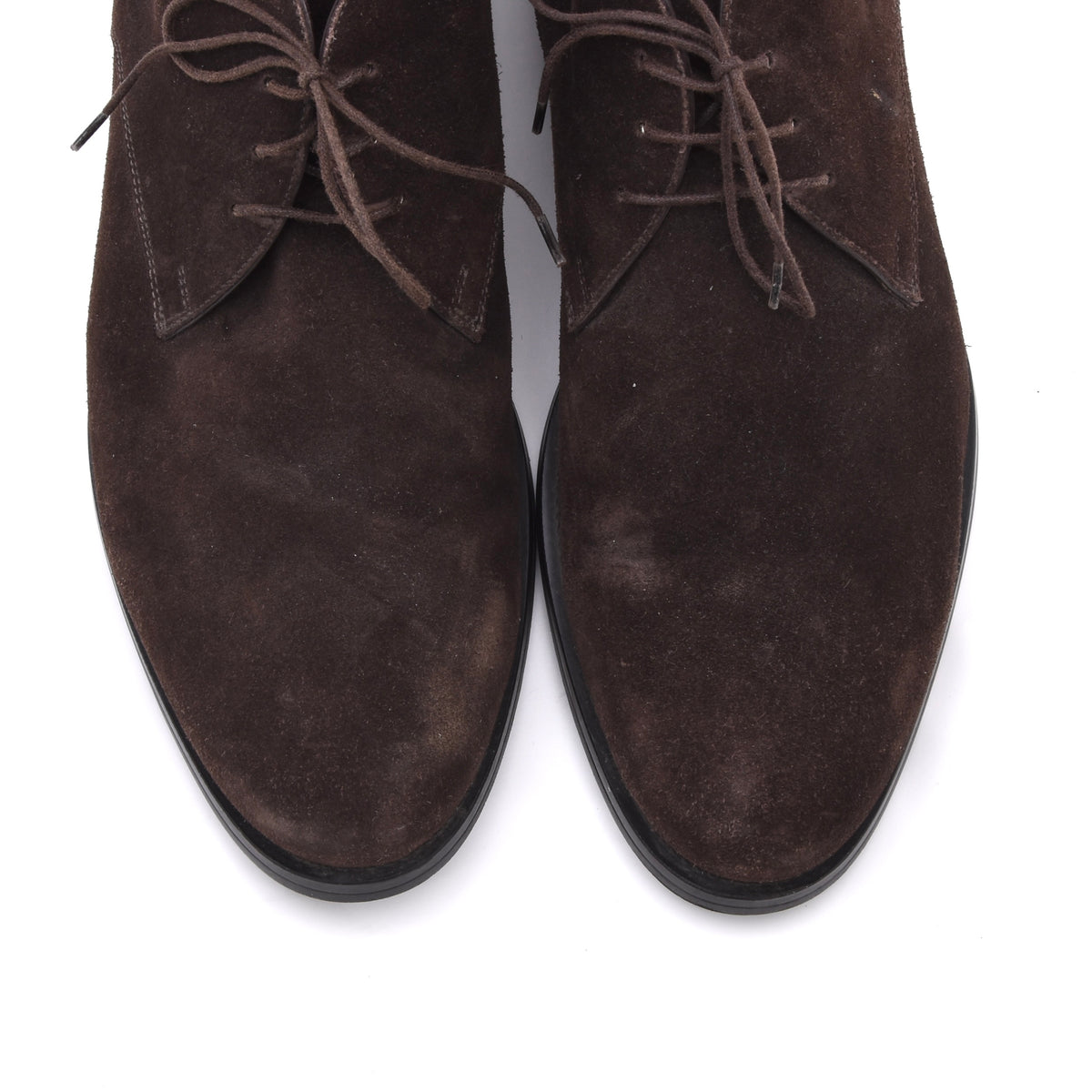 Santoni Suede Chukka Boots Size 9 Made in Italy - Brown
