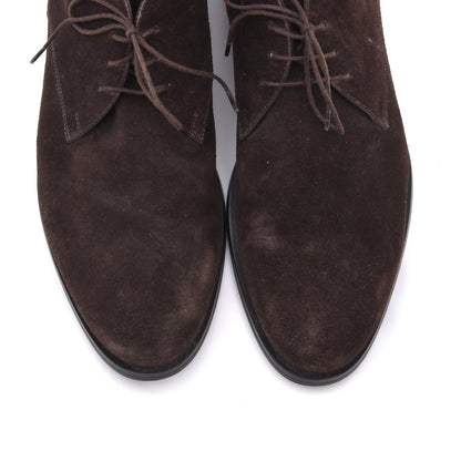 Santoni Suede Chukka Boots Size 9 Made in Italy - Brown