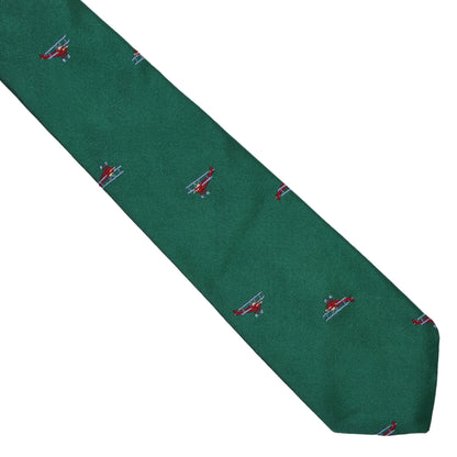 Brühl & Söhne Silk Tie ca. 141.5/8cm - Embroidered Airplanes