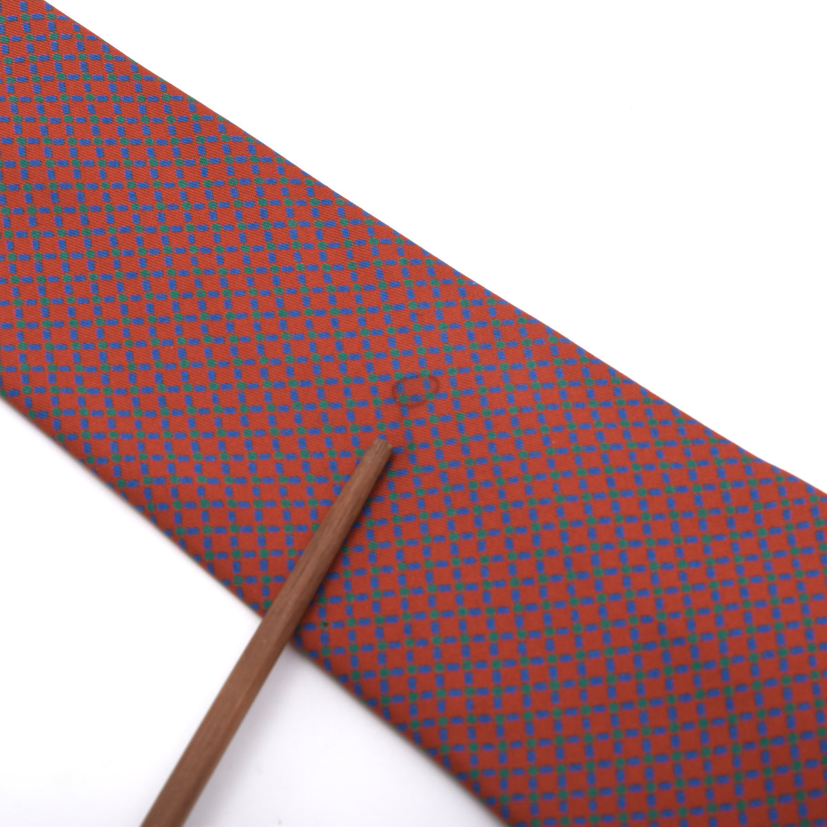 Turnbull & Asser Seide Krawatte Made in England - Rot Diamant