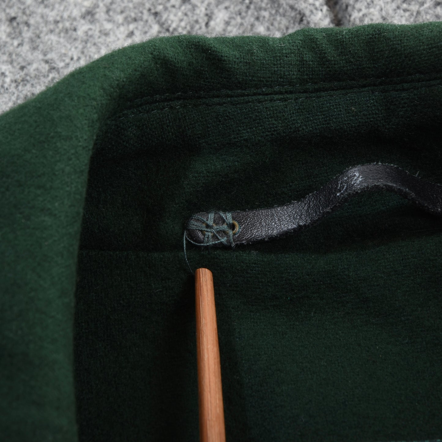 Allwerk x Loden Steiner Schladminger Mantel Gr. 54 Brustumfang ca. 64 cm – Grau