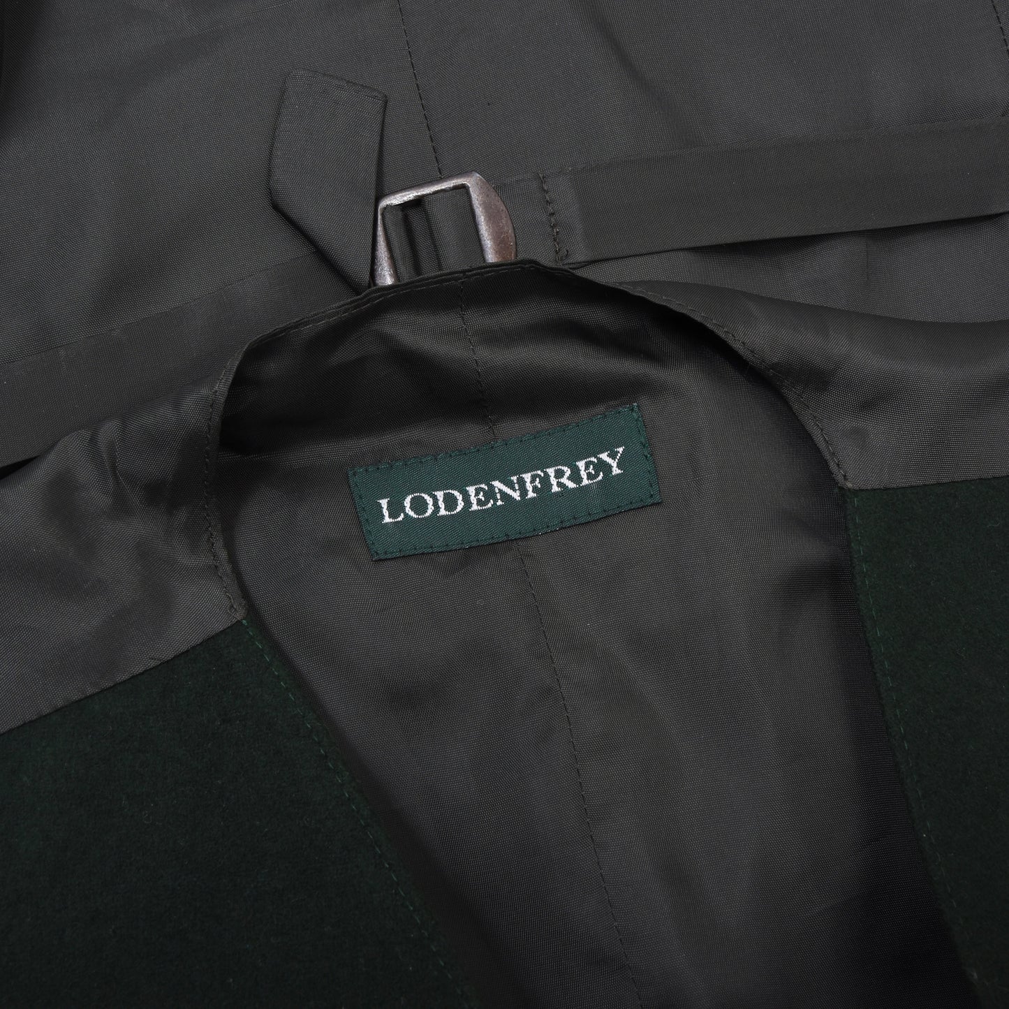 Lodenfrey Wool Blend Vest Size 46 ca. 50cm - Green