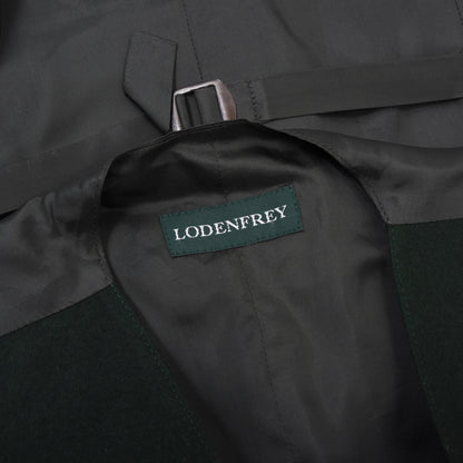 Lodenfrey Wool Blend Vest Size 46 ca. 50cm - Green