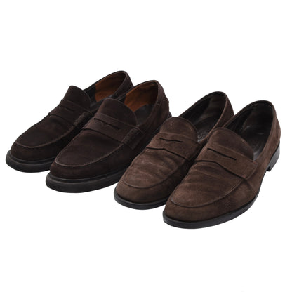 Tod's 2x Suede Loafers Size 9 1/2 - Brown