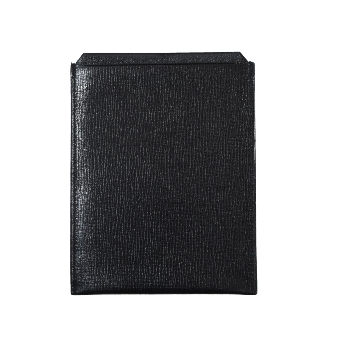 Valextra Milano Vertical Document/Receipt Holder - Black