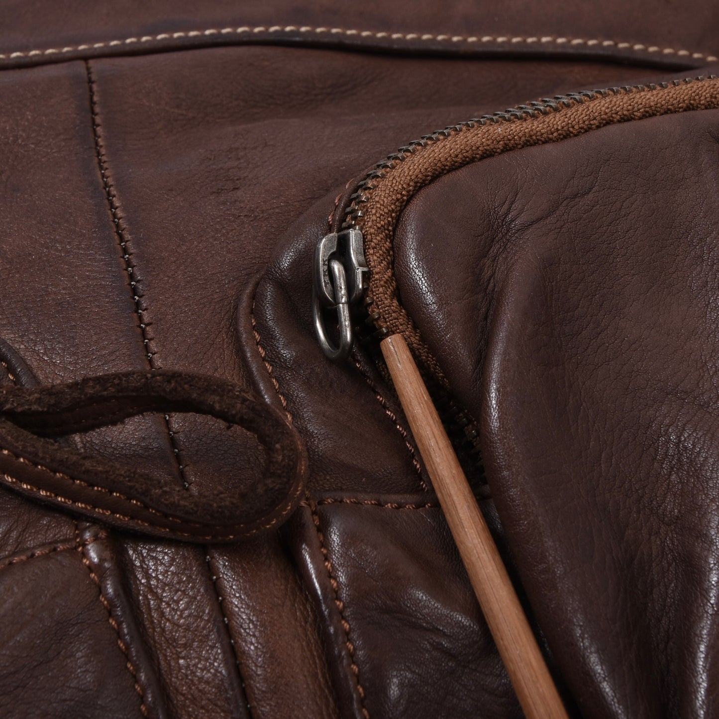 FREDsBRUDER Umhängetasche aus Leder – Braun