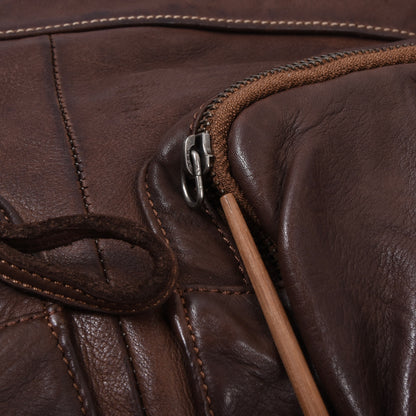 FREDsBRUDER Umhängetasche aus Leder – Braun