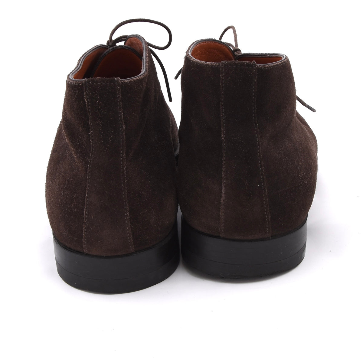 Santoni Suede Chukka Boots Size 9 Made in Italy - Brown