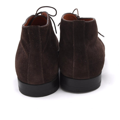 Santoni Suede Chukka Boots Size 9 Made in Italy - Brown
