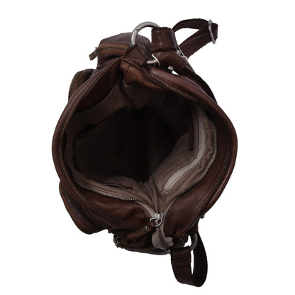 FREDsBRUDER Umhängetasche aus Leder – Braun