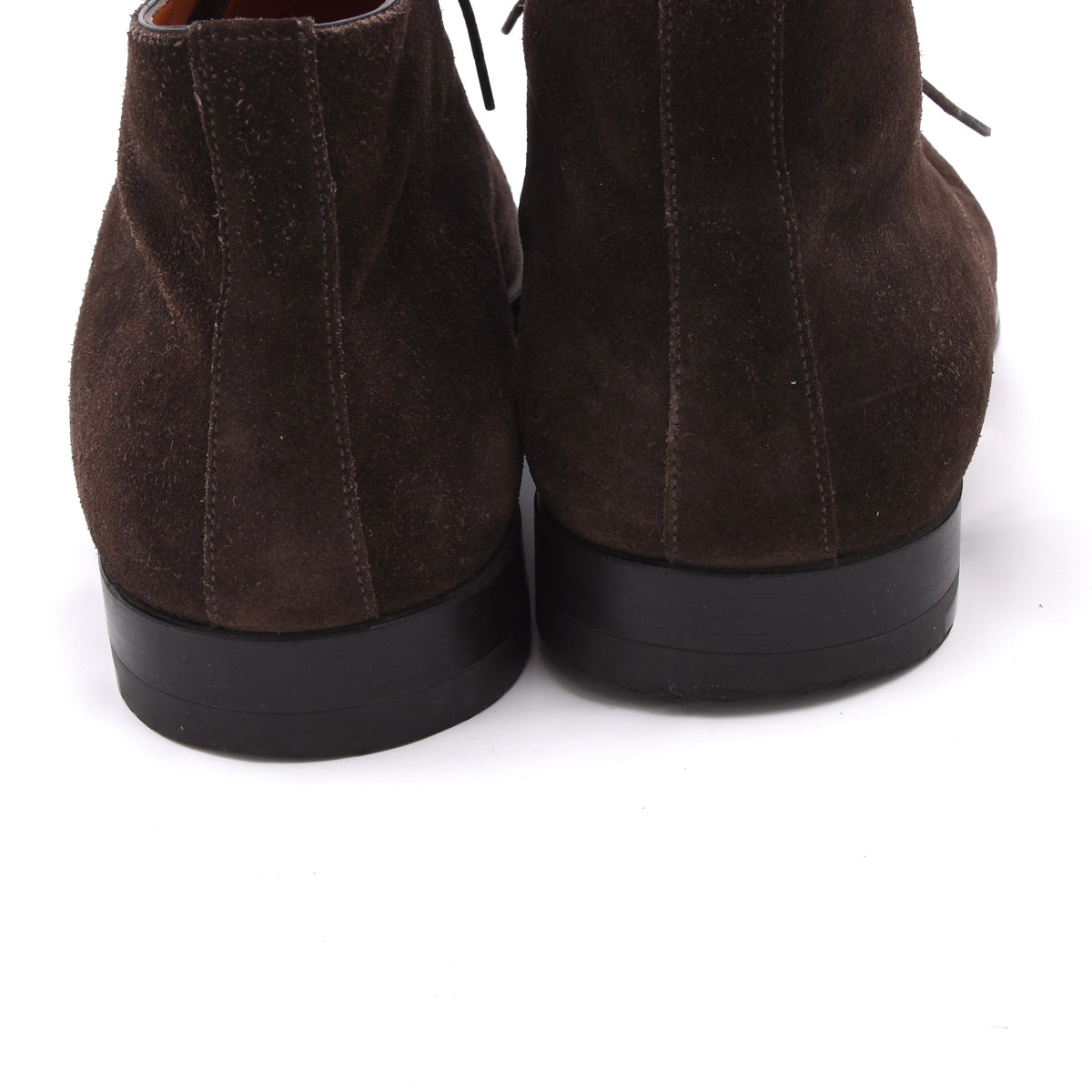Santoni Suede Chukka Boots Size 9 Made in Italy - Brown