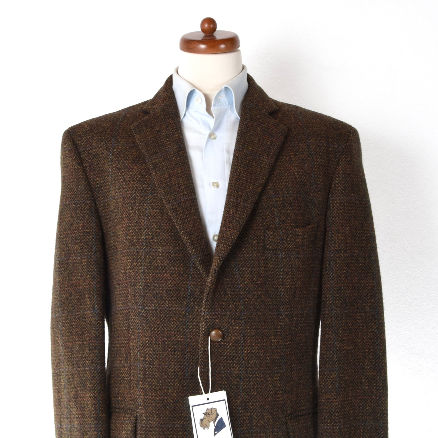 Westbury Harris Tweed Jacket Size 27/54S ca. 60cm - Brown