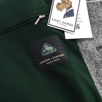 Allwerk x Loden Steiner Schladminger Mantel Gr. 54 Brustumfang ca. 64 cm – Grau