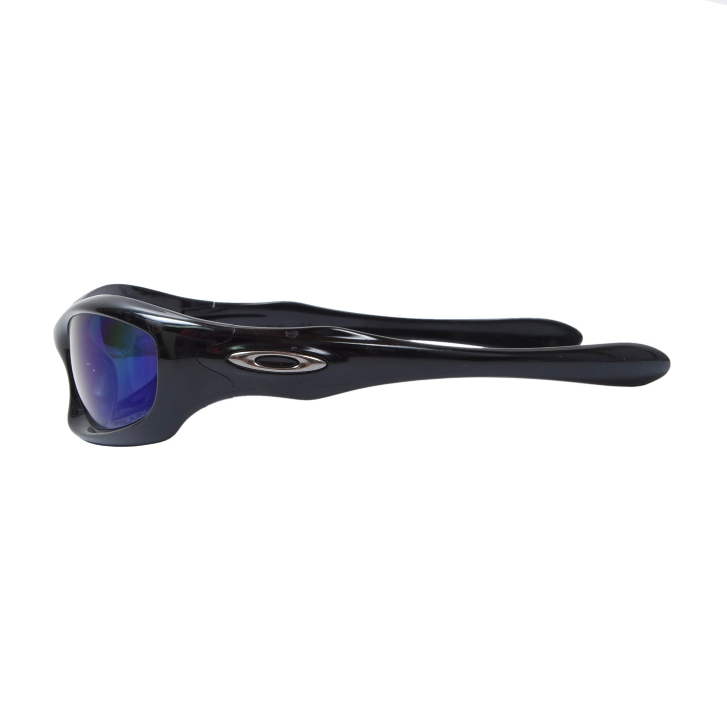 Oakley Monster Dog Sunglasses 12-749 - Polished Black & Deep Blue Polarized