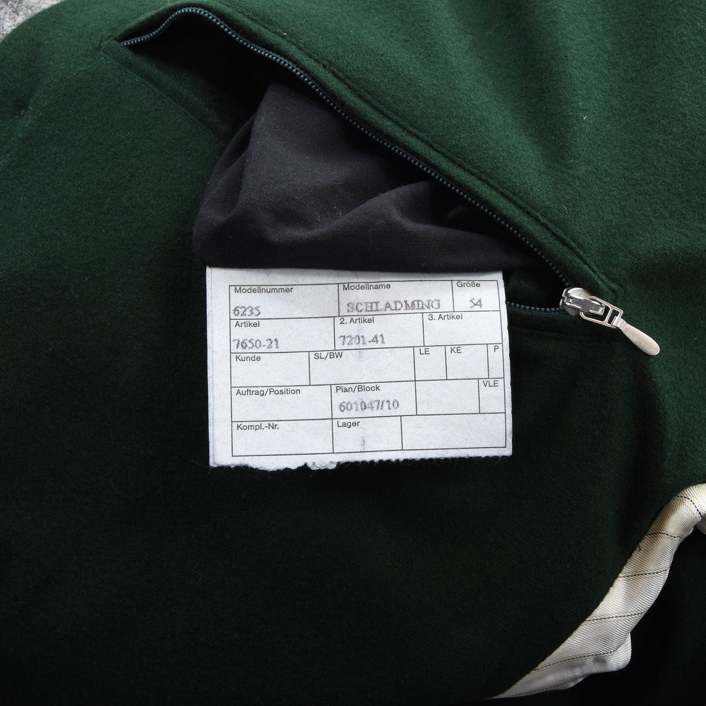 Allwerk x Loden Steiner Schladminger Mantel Gr. 54 Brustumfang ca. 64 cm – Grau