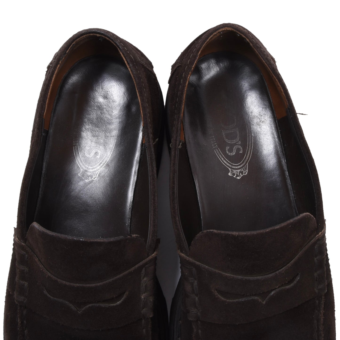 Tod's 2x Suede Loafers Size 9 1/2 - Brown
