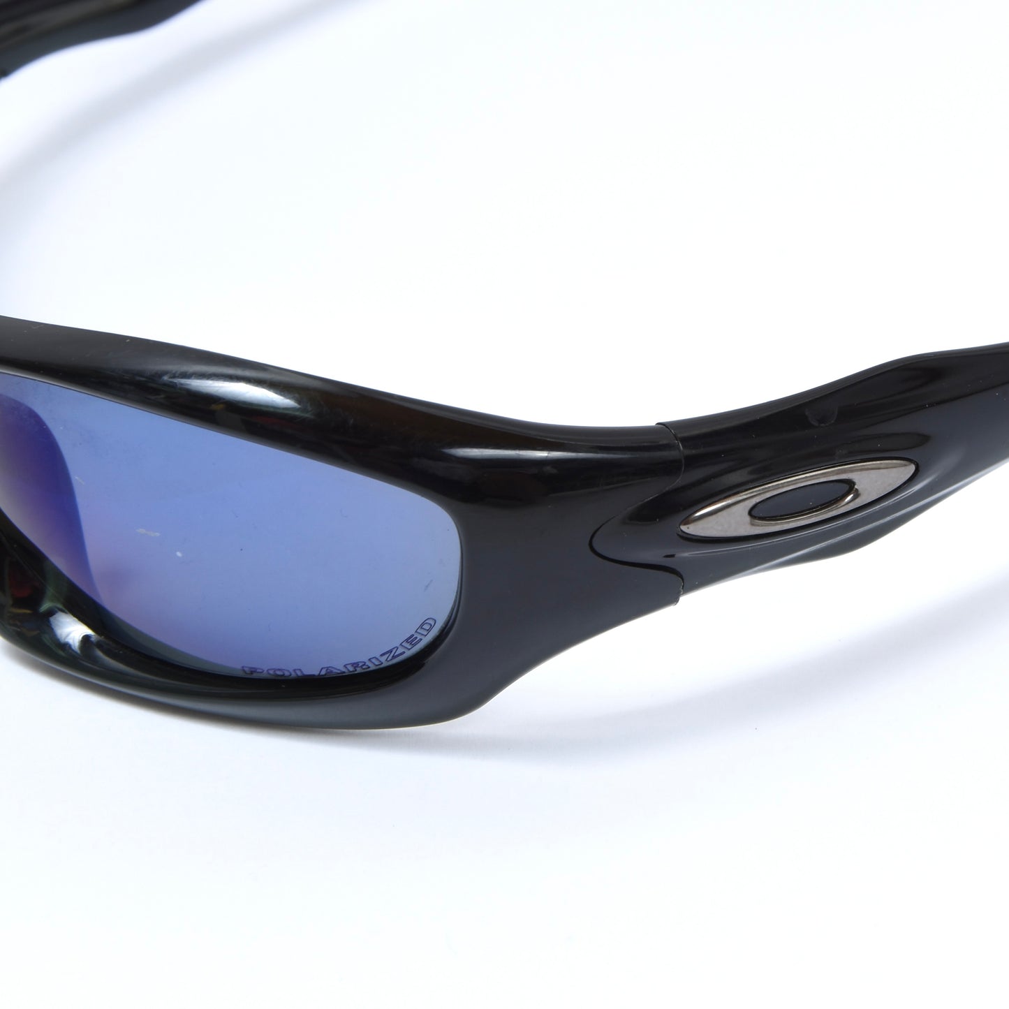 Oakley Monster Dog Sunglasses 12-749 - Polished Black & Deep Blue Polarized