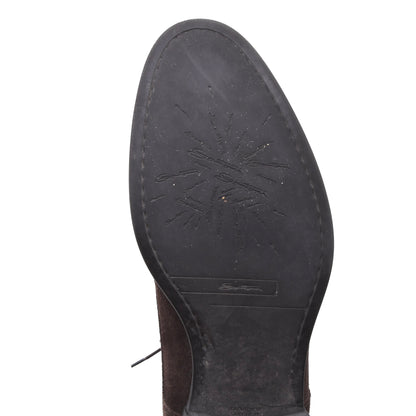Santoni Suede Chukka Boots Size 9 Made in Italy - Brown